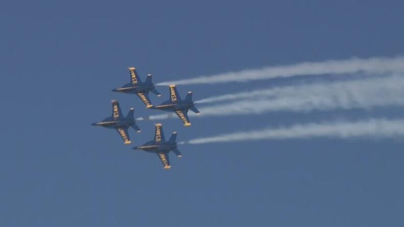 Blue Angels roar back over San Francisco after weather conditions threaten Fleet Week show — CBS Bay Area (KPIX), Mill Valley Arts news
