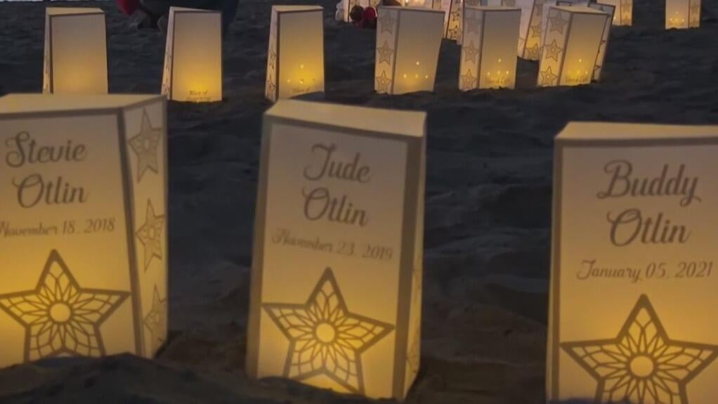 At San Francisco's Baker Beach, a wave of light honors babies lost too soon — CBS Bay Area (KPIX), Mill Valley Community news