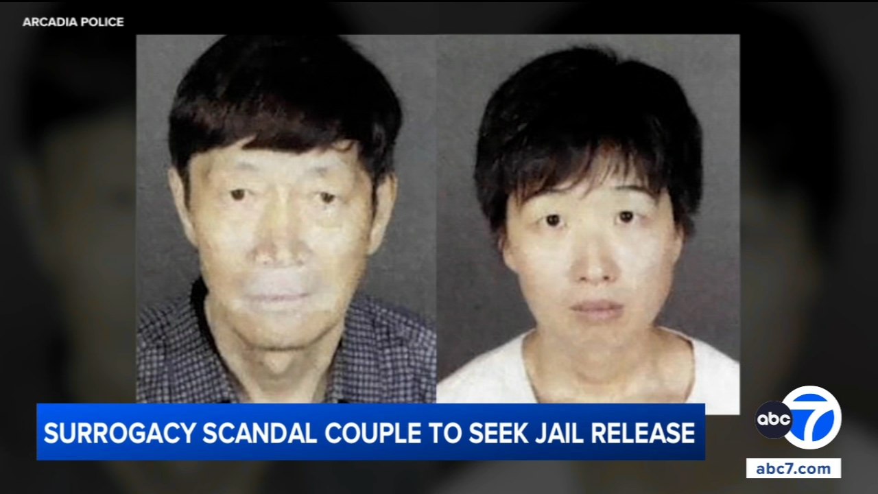 California couple accused in surrogacy scandal to seek release from jail, attorneys say
       — ABC 7 Bay Area, Mill Valley Community news