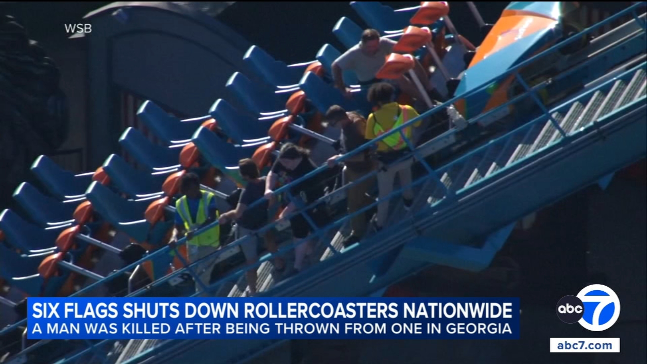 Police identify 42-year-old man killed after being ejected from Six Flags Over Georgia roller coaster
       — ABC 7 Bay Area