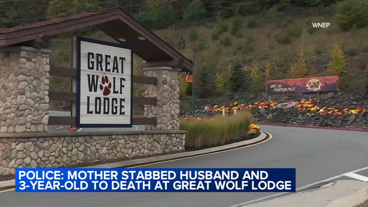 Great Wolf Lodge homicide: Metallica Rose Harrison accused of stabbing husband Charles Harrison, son to death at family resort in the Poconos in Scotrun, Monroe County, Pennsylvania
— ABC 7 Bay Area, Mill Valley Community news