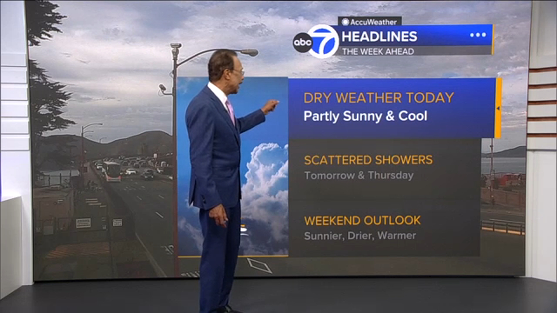 AccuWeather Forecast: Cloudy overnight; scattered showers the next 2 days
— ABC 7 Bay Area, Mill Valley Community news