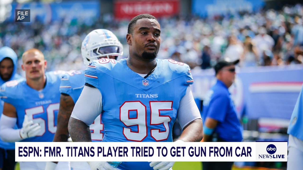 Jordan Elliott was released by Titans after pulling out gun in parking lot, coach Robert Saleh says
       — ABC 7 Bay Area, Mill Valley Sports news