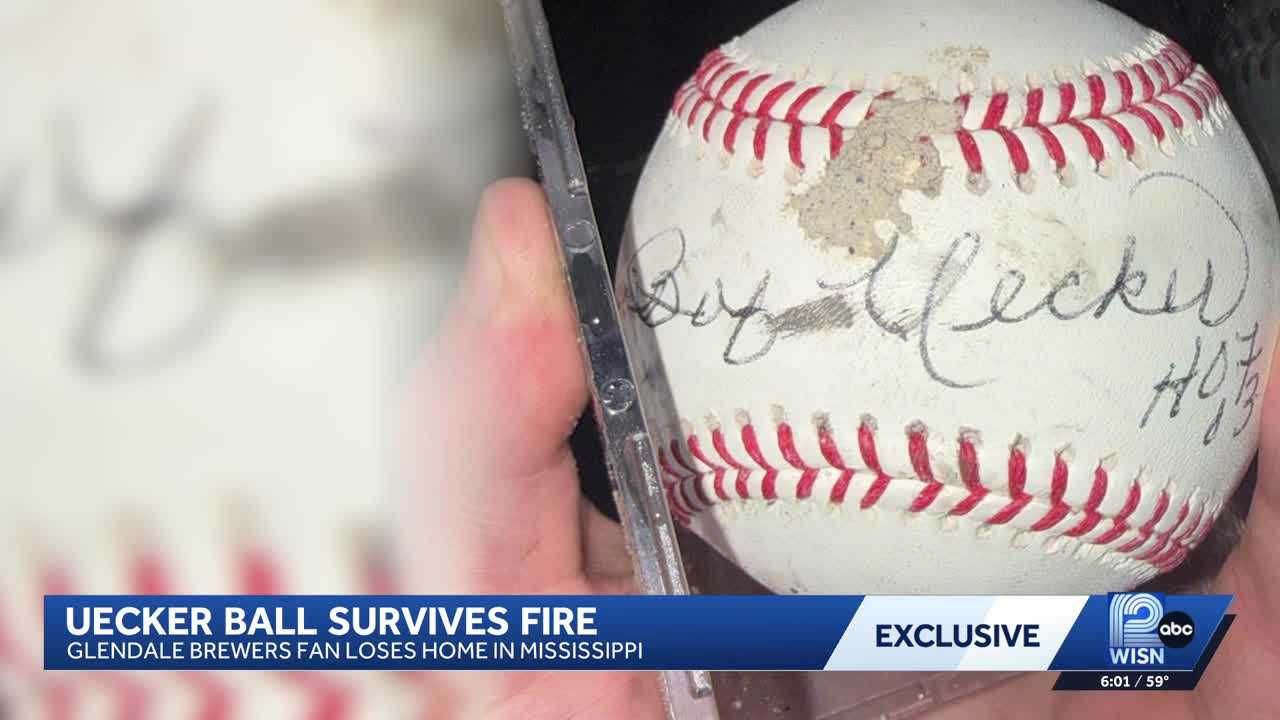 Cherished baseball signed by Bob Uecker survives Mississippi fire — WISN 12 Milwaukee, Mill Valley Community news