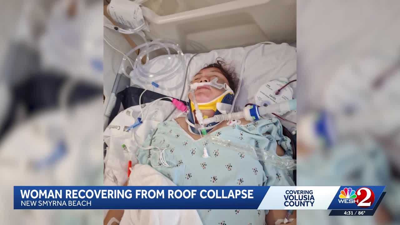 Mother of 2 recovering after roof collapse in New Smyrna Beach — WESH 2 Orlando, Mill Valley Community news