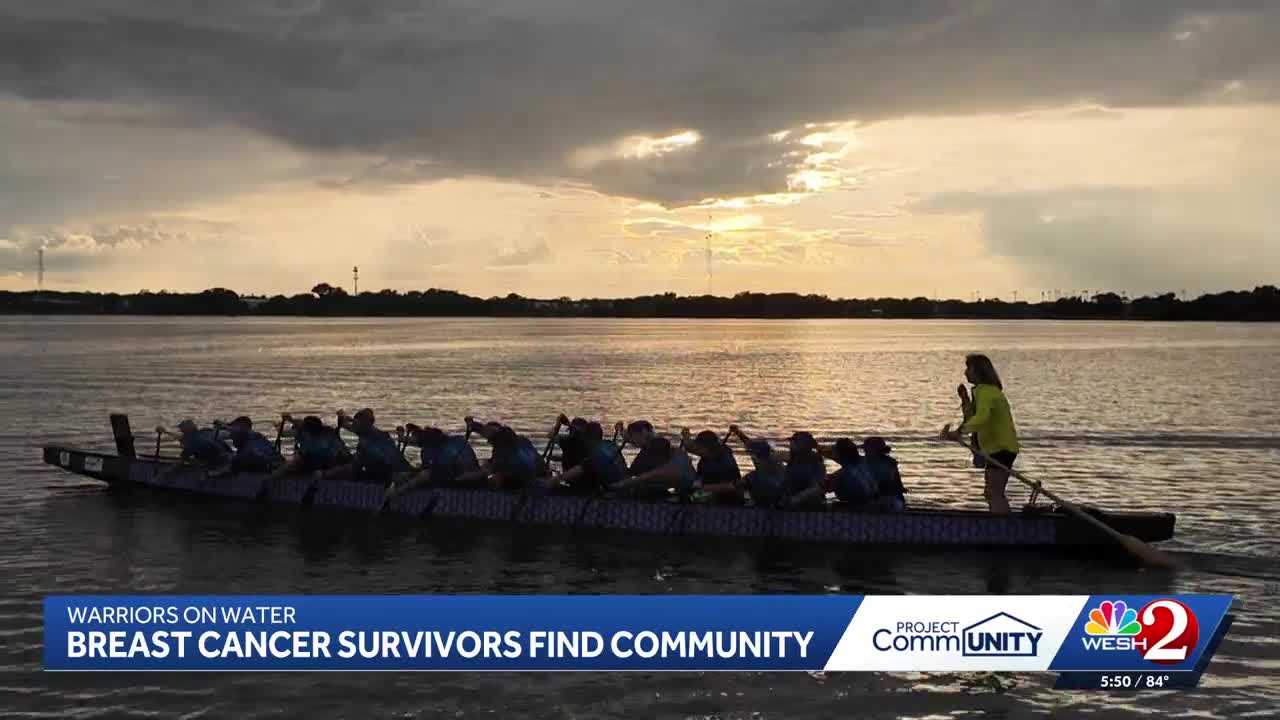 Breast cancer survivors find strength and sisterhood on Orlando dragon rowing team — WESH 2 Orlando, Mill Valley Sports news