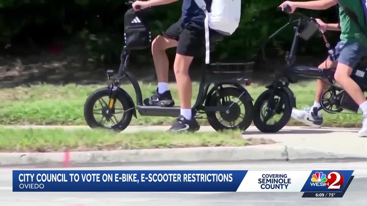 Oviedo city council to vote on micromobility rules to improve sidewalk safety — WESH 2 Orlando, Mill Valley Government news