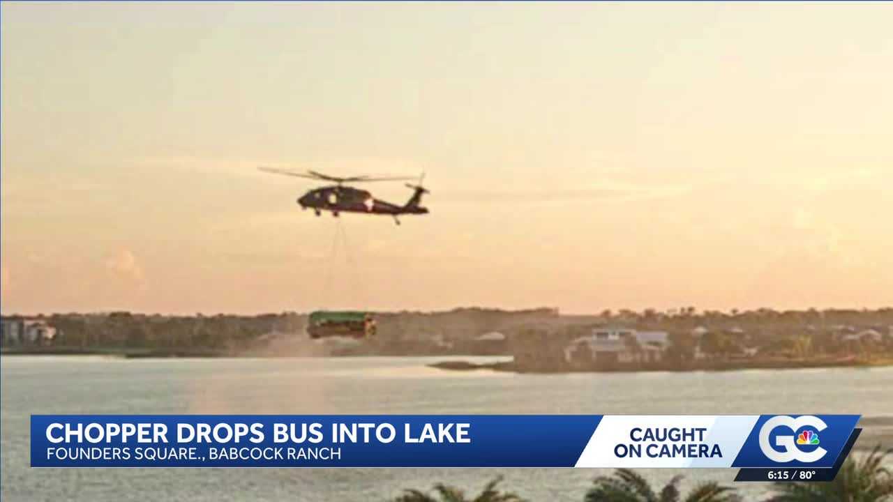 A Black Hawk carrying a school bus over Florida town had residents asking one question: Why? — WESH 2 Orlando, Mill Valley Schools news