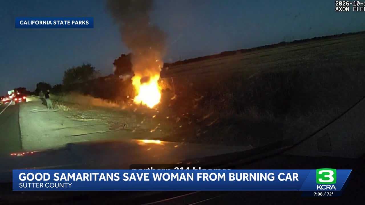 Officers rescue woman from burning car — WESH 2 Orlando, Mill Valley Community news