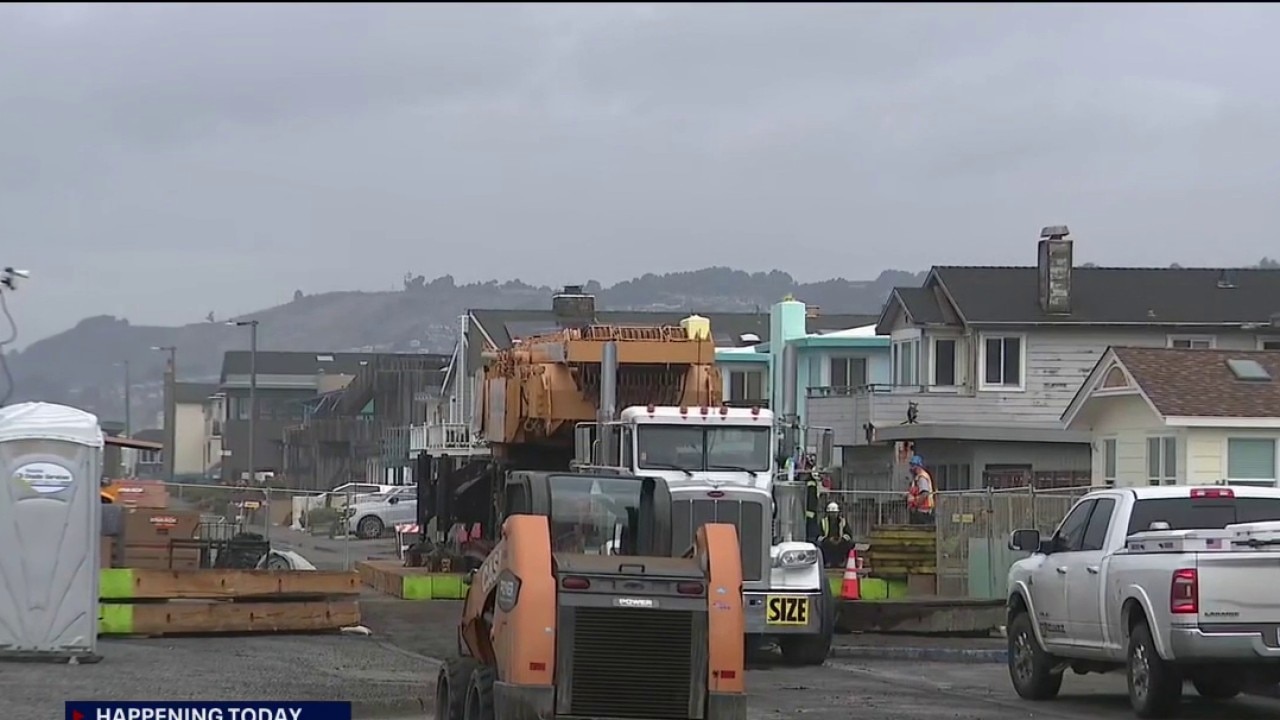 Crews start to repair Pacifica pier so it won't collapse into Pacific Ocean  — KTVU FOX 2 Bay Area